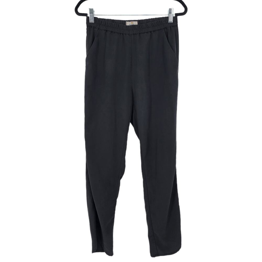 Marine Layer Women's Black Casual Pull On Pants Skinny Trousers Size Small
